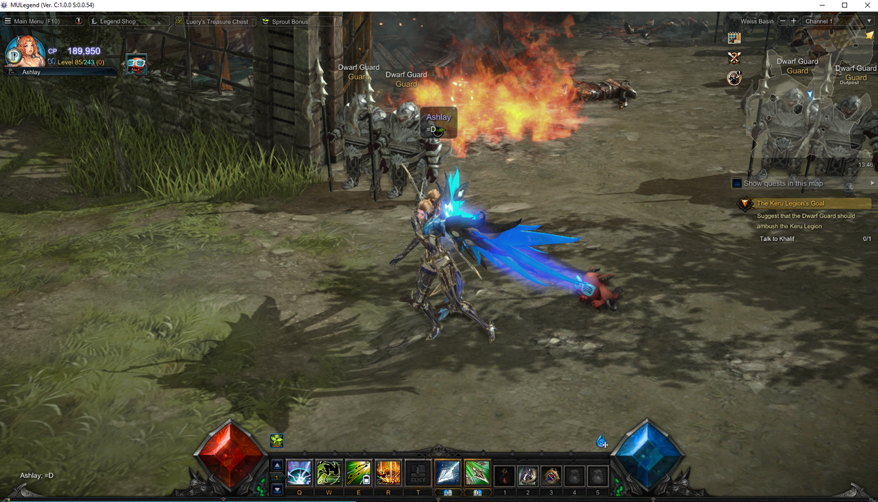 Open-world combat